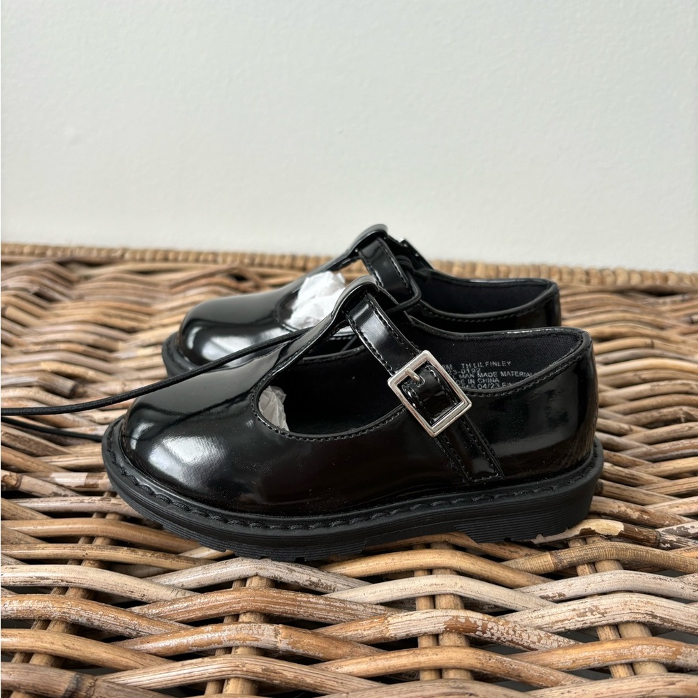 Thereabouts JCP Toddler Girl Shiny Black Mary Jane Shoes in Size 8